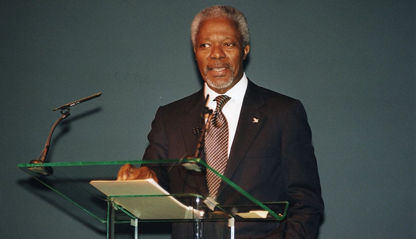 Mr Kofi Annan, Commonwealth Lecture 2000